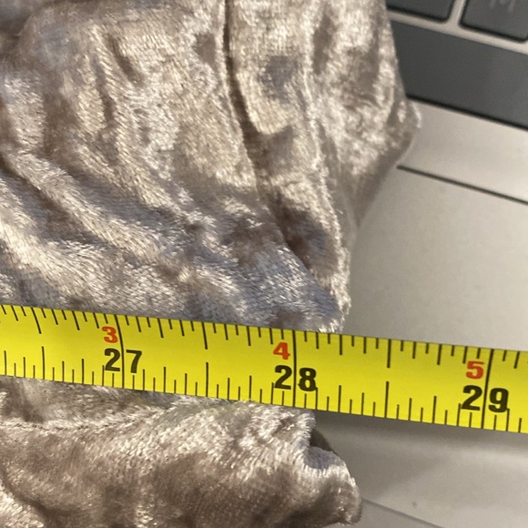 CHICO’S - jacket: velvet open silver lined l/s w designed silver beads - 1 / 12 - Picture 6 of 16